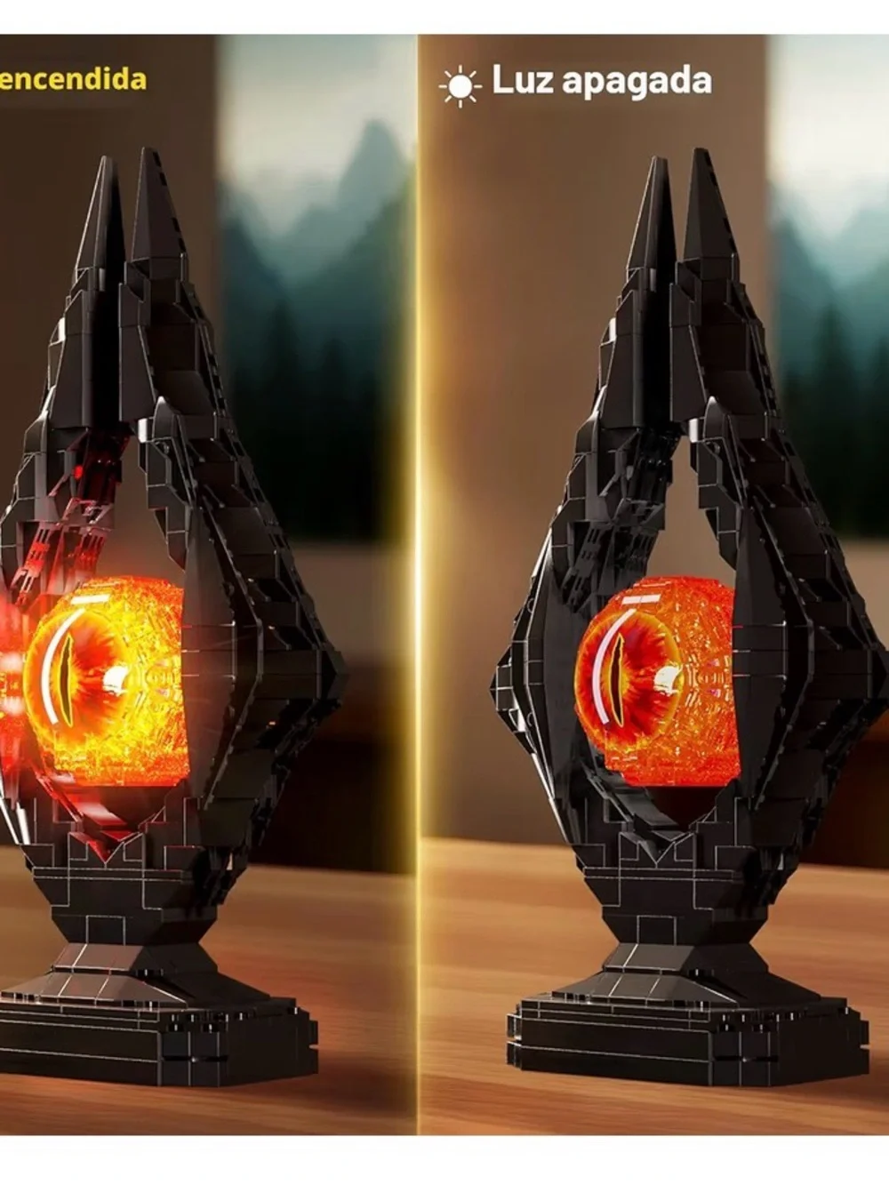 BeepZipp Lord eye towel building set with rotatable flaming eye build